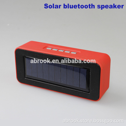Hot selling 2016 mini portable fm usb solar bluetooth speaker